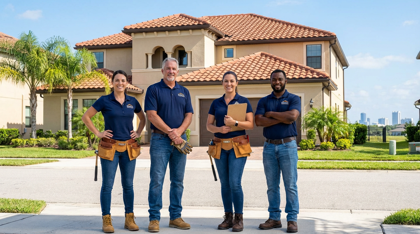 the orlando roofing team