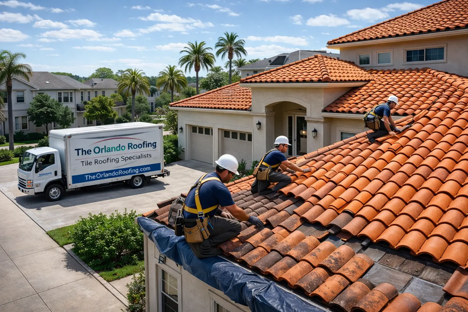 the orlando roofing workers