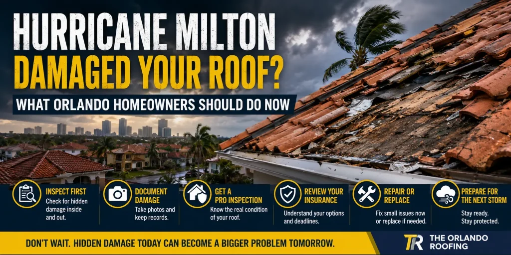 Hurricane Milton Damaged Your Roof? What Orlando Homeowners Should Do Now 1 Hurricane Milton Damaged Your Roof What Orlando Homeowners Should Do Now